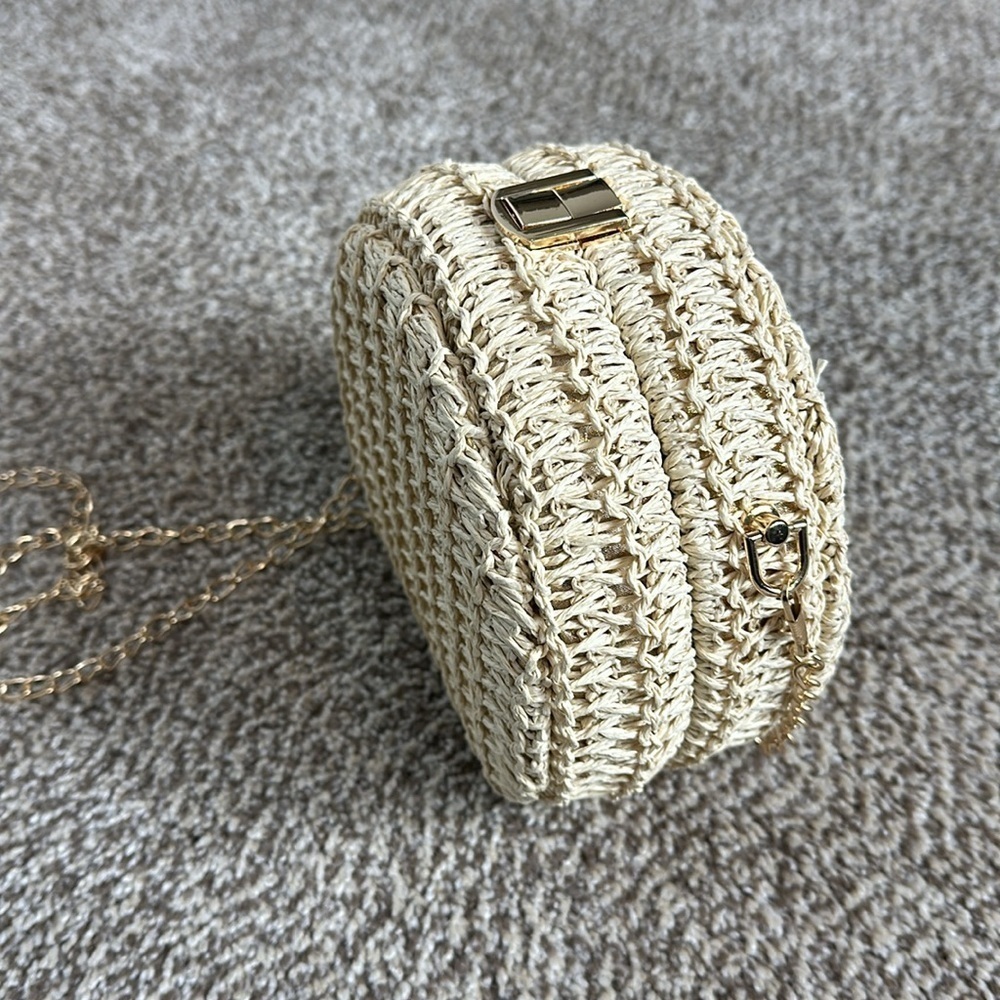 Haute Hippe Raffia Round purse - Picture 5 of 5